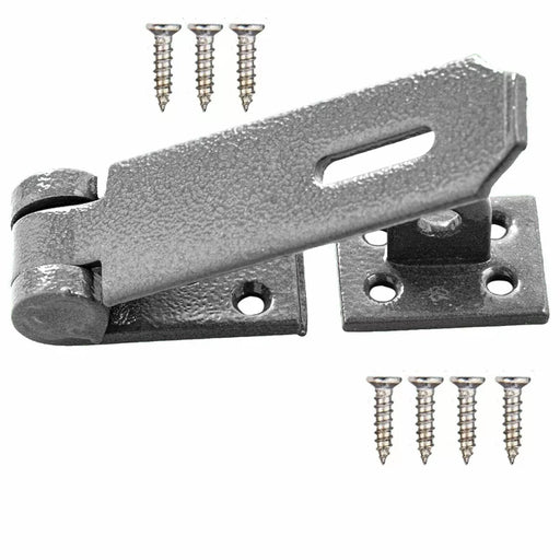 MAXPERKX Heavy Duty 3.5-inch Hasp & Staple for Doors, Sheds, and Gates