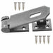 MAXPERKX Heavy Duty 3.5-inch Hasp & Staple for Doors, Sheds, and Gates