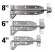 MAXPERKX Heavy Duty Pad Lock Bolt in 4/6/8 Inch Sizes