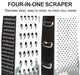 MAXPERKX Vegetable Slicer and Cheese Grater, Stainless Steel
