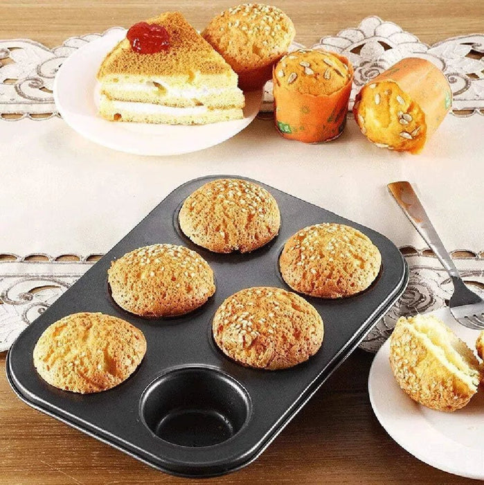 MAXPERKX Muffin Tray, 26.5x17.5cm, Compact and Versatile
