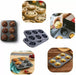 MAXPERKX Non-Stick Muffin Tray with Easy-Release Design