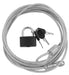 MAXPERKX Security Cable Lock Padlock 4 x 3000mm - Heavy Duty Anti-Theft Lock
