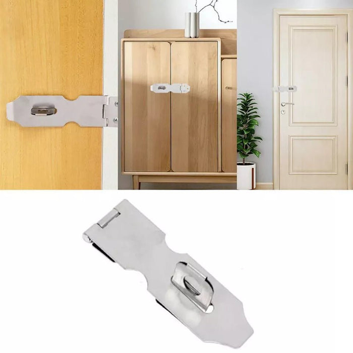 MAXPERKX Hasp and Staple for Gates, Sheds, and Storage Doors