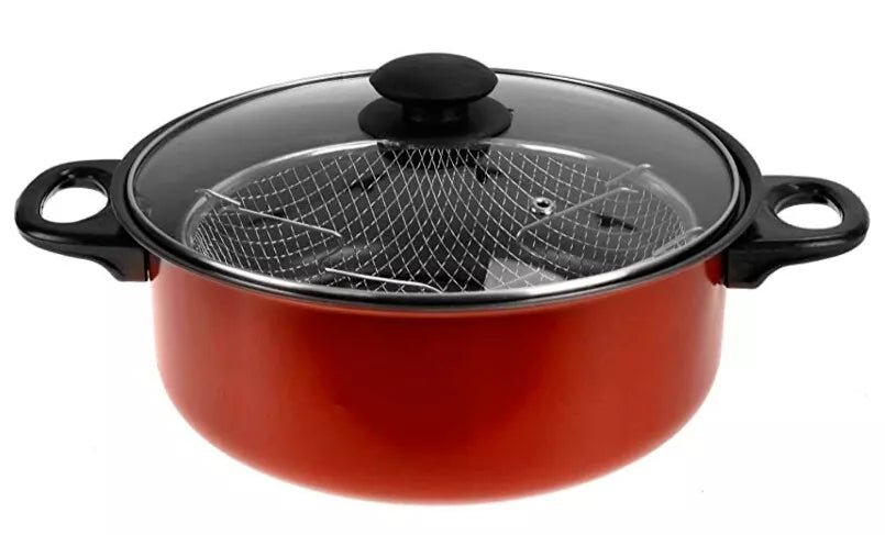 MAXPERKX Multi-Purpose Cooking Set - Steamer, Cooker, and Fryer in One