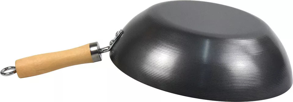 MAXPERKX Wok Pan Compatible with Gas and Electric Stoves