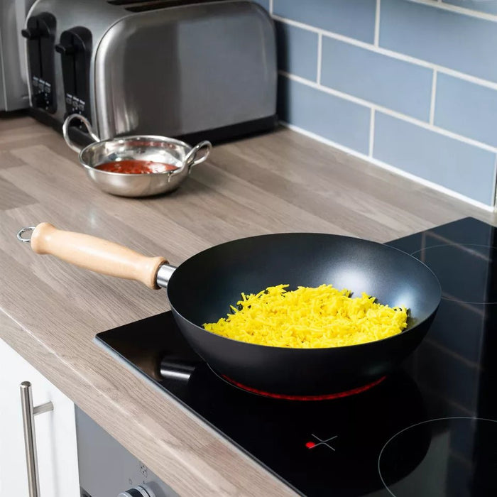 MAXPERKX Wok Pan for Stir Frying, Perfect for Asian Cuisine