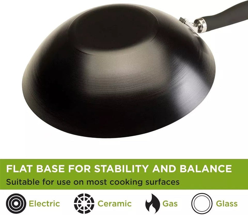 MAXPERKX Wok Pan for Stir Frying, Perfect for Asian Cuisine