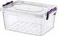 MAXPERKX 3pcs Rectangular Leakproof Food Storage Containers Clip Lock 300/600/1250ml Set Image 6