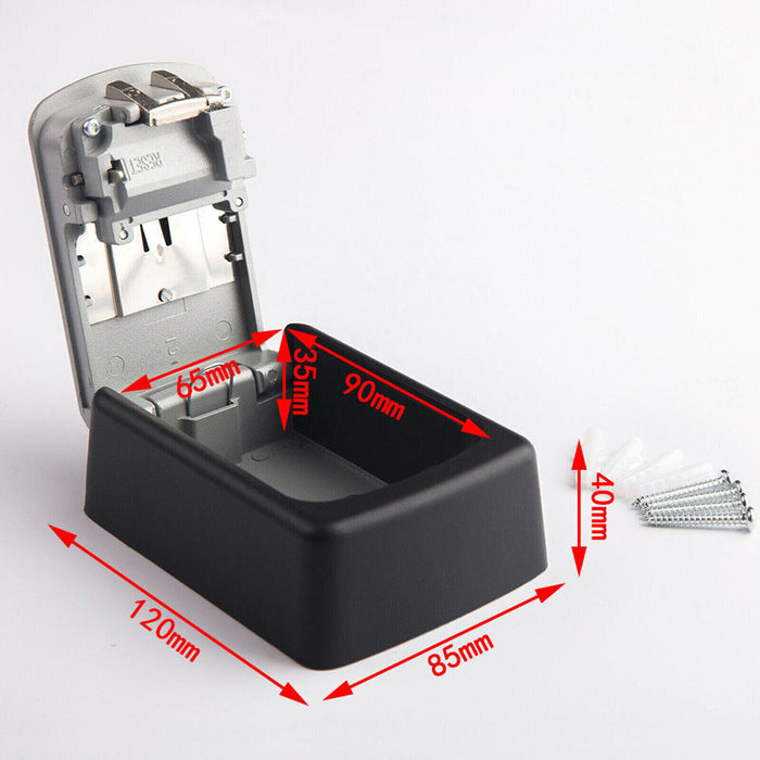 Rotating dials to set your desired combination on key safe