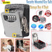Steps for setting your own combination on the key safe