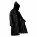 Men Women Waterproof Black Raincoat