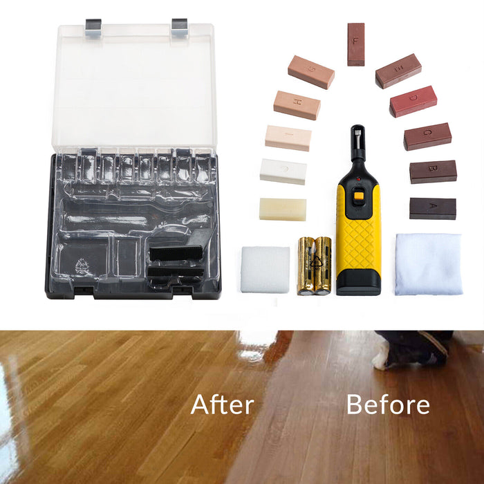 Wax melter for mixing colors during repairs