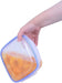 MAXPERKX 4pcs Square Leakproof Food Storage Containers Clip Lock Seal 500/900/1500/2400ml Set
