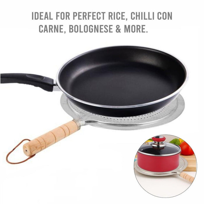 MAXPERKX Simmer Ring Heat Diffuser For Gas Electric Pan Mat Hob Tagine Cooker Stove 21cm - Image 4
