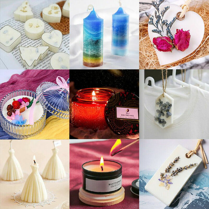 MAXPERKX 100g Soy Wax Pellet - Natural Soya For Candles and Melts - 100% Clean Burn - Candle Making - Image 4