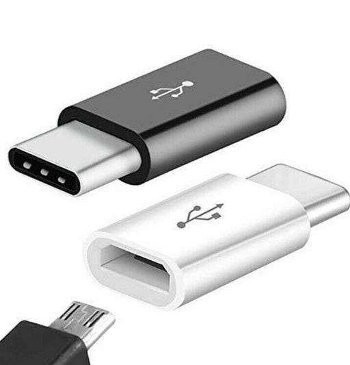 Micro USB Female to Type C Male Converter Adapter - For Samsung, Xiaomi, Huawei - Image 1