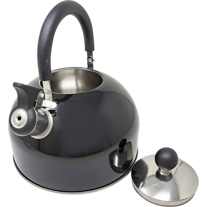 MAXPERKX 2.5L Whistling Kettle - Stainless Steel - Gas Electric Induction Hob Stove - Camping - Image 7
