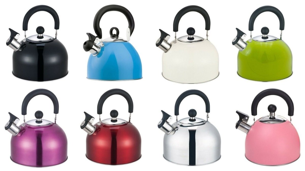MAXPERKX 2.5L Whistling Kettle - Stainless Steel - Gas Electric Induction Hob Stove - Camping - Image 3