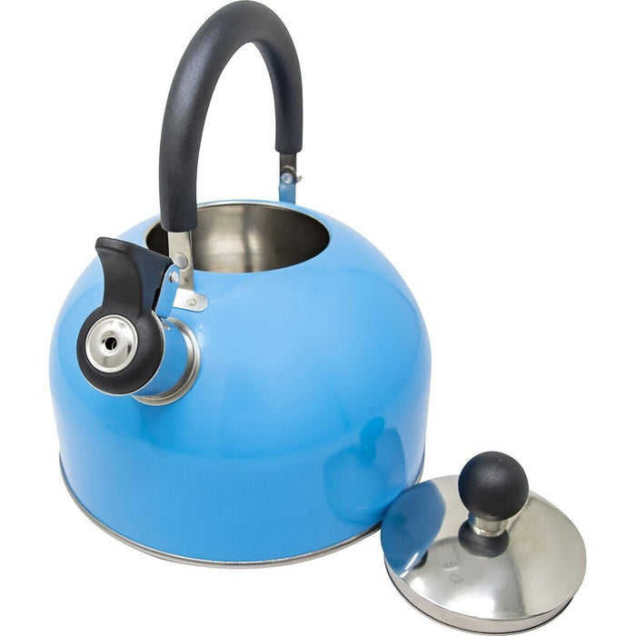 MAXPERKX 2.5L Whistling Kettle - Stainless Steel - Gas Electric Induction Hob Stove - Camping - Image 9