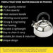 MAXPERKX 2.5L Whistling Kettle - Stainless Steel - Gas Electric Induction Hob Stove - Camping - Image 4