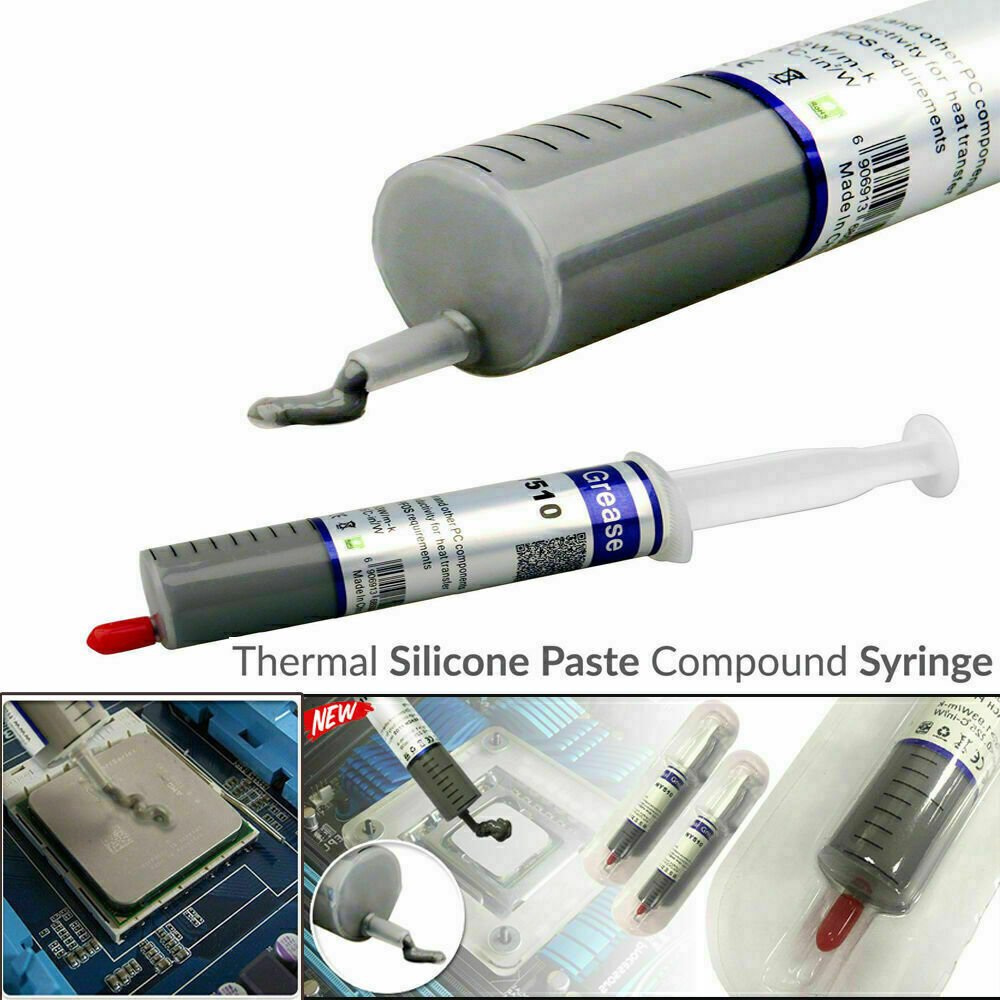 MAXPERKX Silicone Thermal Paste - Heatsink Compound for PC CPUs (Syrin ...