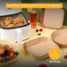 100pc Air Fryer Square Disposable Non-Stick Liner - 16cm Baking Image 12