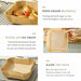 100pc Air Fryer Square Disposable Non-Stick Liner - 16cm Baking Image 8