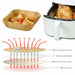 100pc Air Fryer Square Disposable Non-Stick Liner - 20cm Baking Image 7100pc Air Fryer Square Disposable Non-Stick Liner - 20cm Baking Image 8