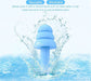 APXB Soft Silicone Ear Plugs - 5 Pairs for Comfort in Sleep, Work, Swim Image 3