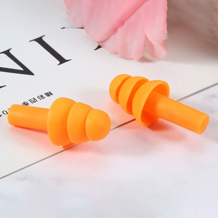 APXB Soft Silicone Ear Plugs - 5 Pairs for Comfort in Sleep, Work, Swim Image 9