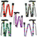 APXB Folding Walking Stick Sparkly Floral Cane Mobility Aluminium Adjustable Pole Image 1