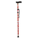APXB Folding Walking Stick Sparkly Floral Cane Mobility Aluminium Adjustable Pole Image 13
