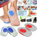 APXB Foot Pain Relief Plantar Fasciitis Gel Heel Support Cushion Insoles Pad /UK 4-13 Image 1