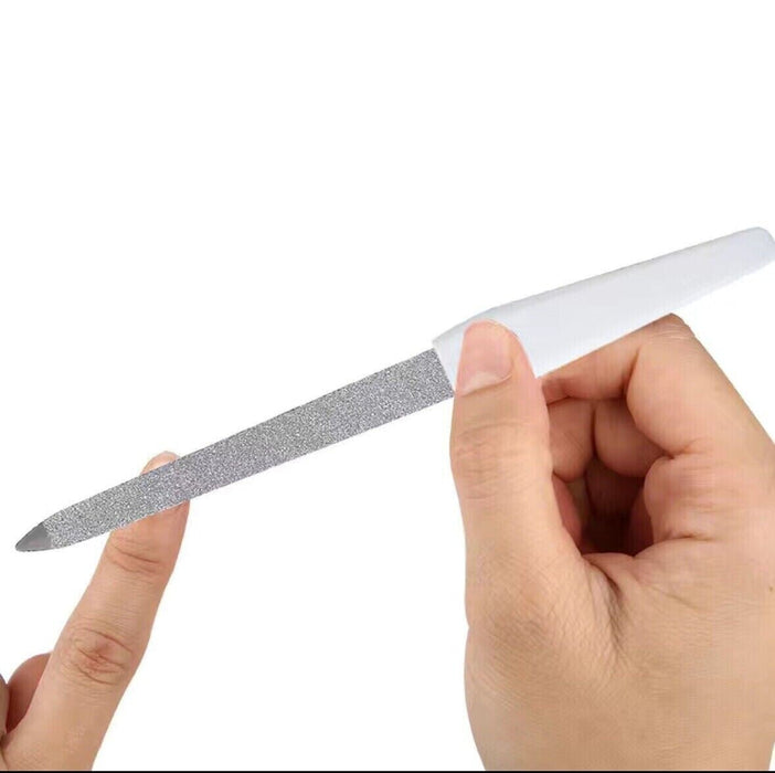 APXB Diamond Coated Metal Toe Nail File - 5" Coarse Grit - Manicure Pedicure Tool Image 4