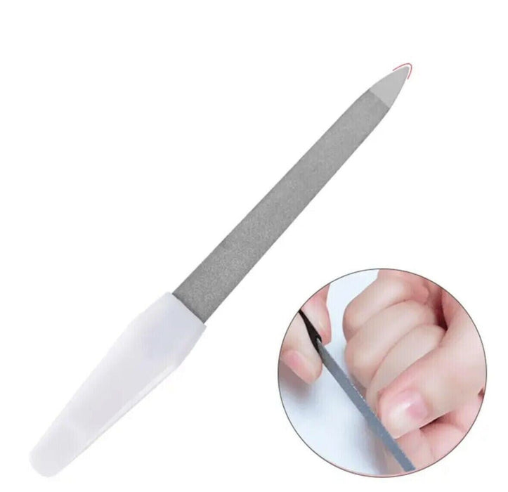 APXB Diamond Coated Metal Toe Nail File - 5" Coarse Grit - Manicure Pedicure Tool Image 2