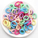  APXB 100pcs Mini Hair Ponios - Endless Stretchy Elastics for Baby Girl Hairstyles Image 3