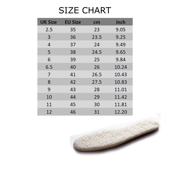 APXB Sheepskin Sheep Wool Insoles Soft Warm Winter Thick Inner Soles Shoes Pads Image 10