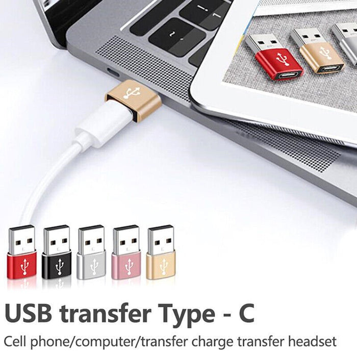 APXB USB Type C 3.0 Female to USB A Male OTG Adapter Image 1