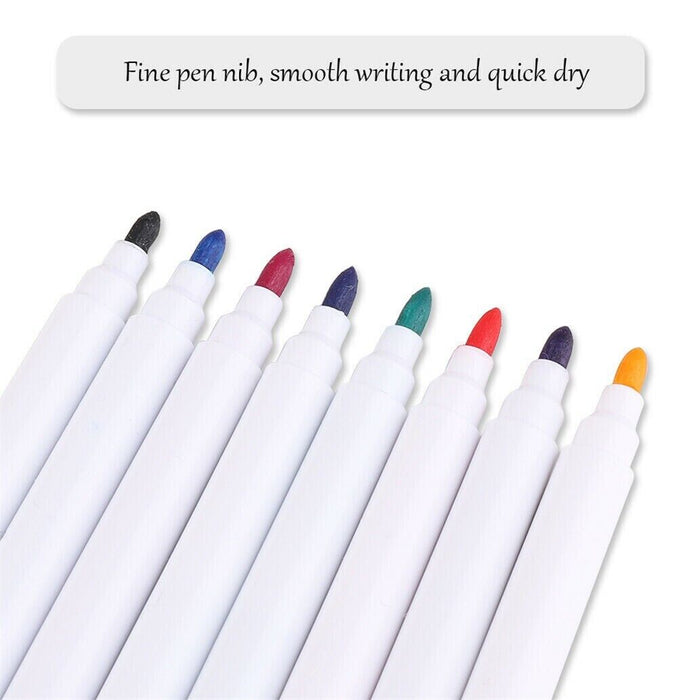 Assorted colors pack of 8 dry erase pens