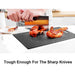 Black Cutting Boards Set (3pcs) - Small, Medium & Large