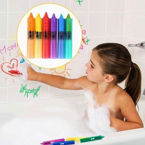 Brilliant Bath Time Fun with Crayons