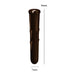 Color-coded brown plugs for easy recognition