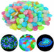Colorful glow pebbles in multiple packs for decoration