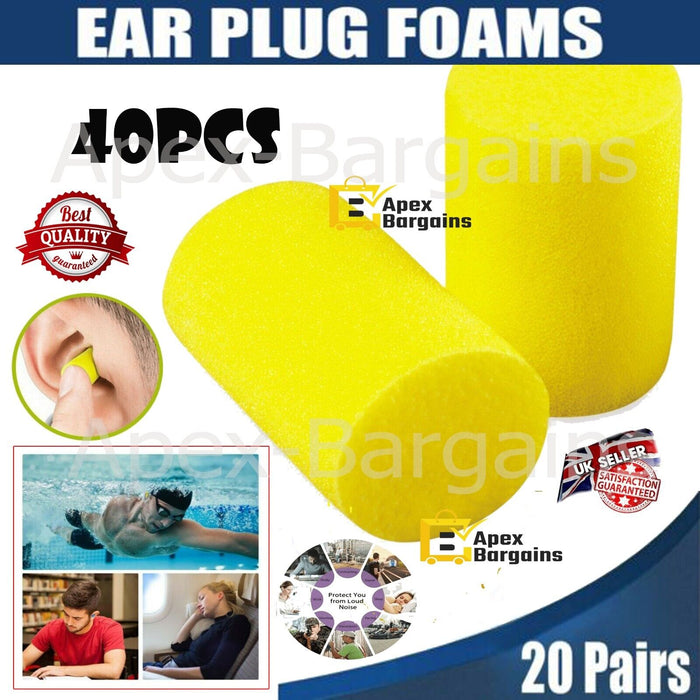 Moisture resistant EAR Classic Foam Ear Plugs for various applications