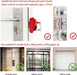 Easy installation portable safety door lock, no tools required