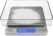 Front view of electronic pocket digital weighing scale
