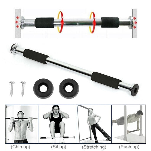 Exercise Pull-Up Door Bar - Chin Ups Fitness Body Home Gym Training Image 1
