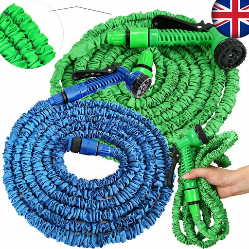 Expandable Garden Hose Pipe - Blue & Green, 25ft