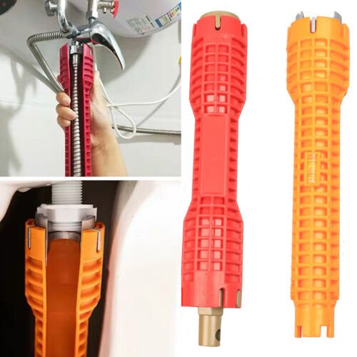  Faucet wrench installer tool with aluminum inserts for easy plumbing tasks